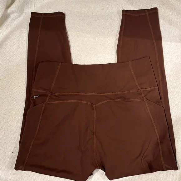 Fabletics Oasis PureLuxe High-Waisted 7/8 Leggings brown M - Picture 5 of 8